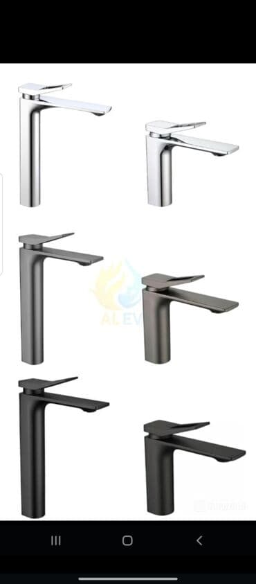 Mebel üslubunuza uyğun minimalist dizaynlı lavabo qarışdırıcıları -