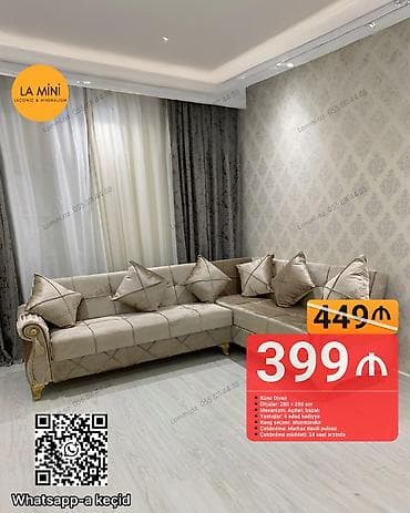 Künc divan, Açılan, Bazalı, Parça, Şəhərdaxili pulsuz çatdırılma