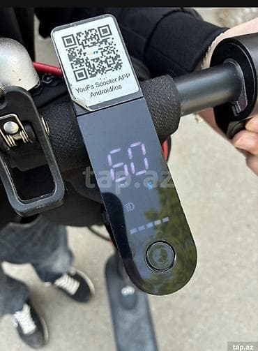 velosiped teker: Elektrikli Skuter Satılır tek problemi arxa teker patlaqdı 40 m lıq — 6