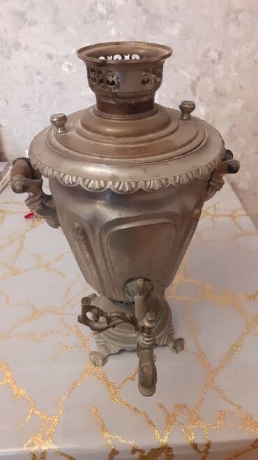 simavar: Qədimi samovar.1882ci il.Qiyməti 3000 AZN — 1