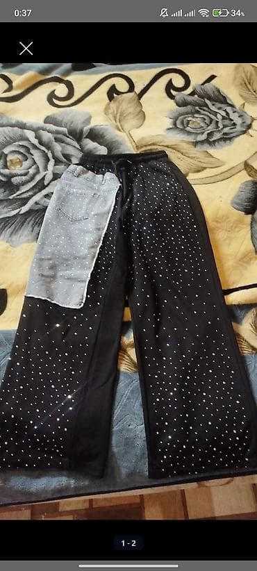 Alt paltarı: İkili dəst – rhinestones bəzəkli - Üst geyim: qarışıq materialdan — 1