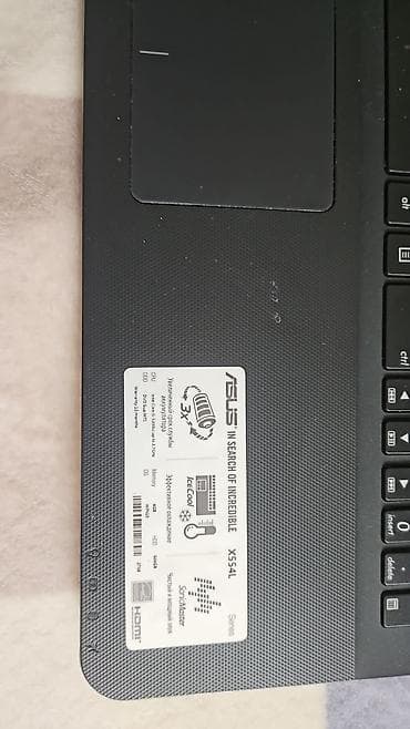 asus x 550 c: ASUS X554L noutbuk - Model: ASUS X554L (etiketdə X554LJ-XX116T) - — 5