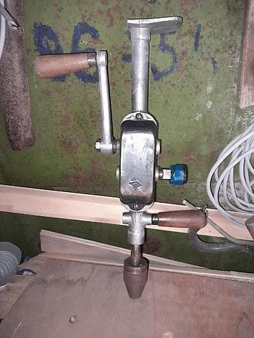 Elektrik əl alətləri: Mexaniki əl buruğu (sütunlu qol fırladıcı) - Tip: Əl ilə fırladılan — 1