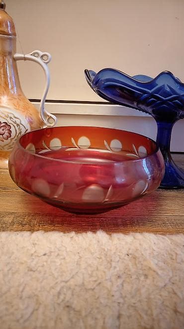 suse qab: Məişət dekoru və süfrə üçün şüşə/keramika kolleksiyası - Kobalt mavi — 4