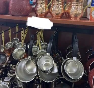 Тестомесильные аппараты: Dəmir,metal stəkanlar satılır. Kofe,ayran 15m,sok,çay — 4