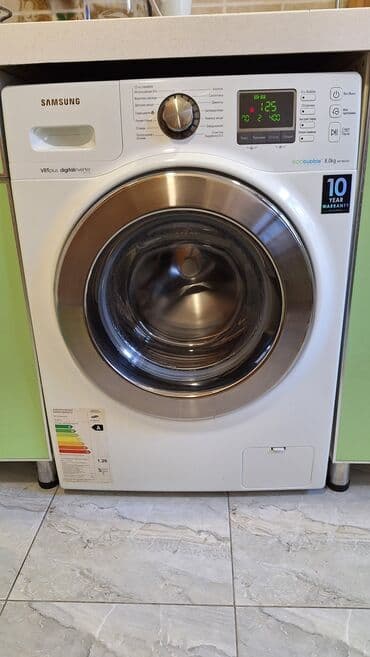 samsunq servis: Paltaryuyan maşın Samsung, 8 kq, Avtomat, Qurutmasız, Kredit yoxdur — 1