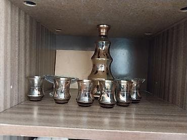 Çay dəsti, rəng - Qızılı, Şüşə lalafo.az -da Çay dəsti, rəng - Qızılı, Şüşə