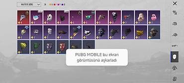 baş: PUBG Mobile hesabında geniş kosmetik kolleksiya real alıcıya endirim — 6