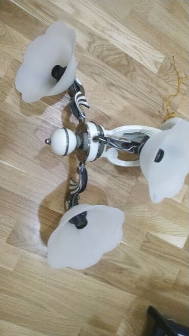 metbex ucun cilciraqlar: Çılçıraq, 5 lampa, Metal — 2