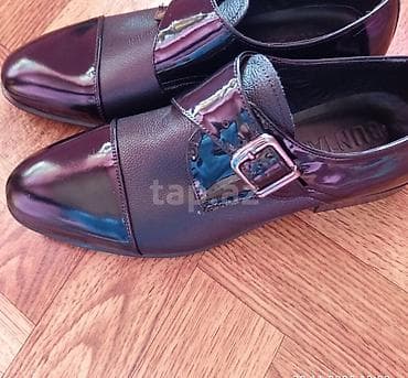 omega qol saatı: Kişi ayaqqabısı – BUNTAR brendi - Model: monk strap (tək qayışlı və — 2