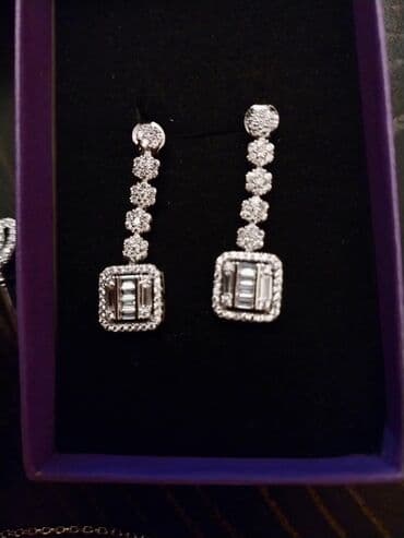 1 qram gümüşün qiyməti 2022: Sırğa, Gümüş, 10 g — 2