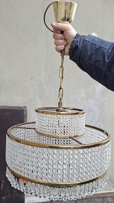 Digər ev dekoru: Çılçıraq, 3 lampa, Xrustal — 2