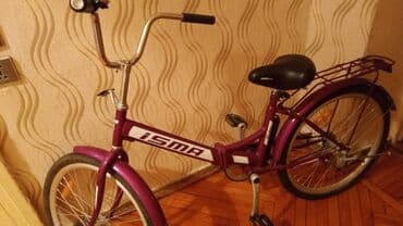 qalin tekerli velosiped: Şəhər velosipedi Isma, 26", sürətlərin sayı: 1 — 1