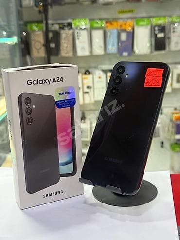 a9 samsung: Samsung Galaxy A24 4G, 128 GB, rəng - Qara, Zəmanət — 1