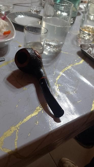 semeni xonca sekilleri: Tütün borusu – klassik dizayn - Material: təbii ağac gövdə — 1