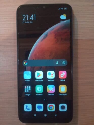 Redmi 9a mavi rəng, sensor -32gb 2ram - 2 sim kartlı - 32mp kamera