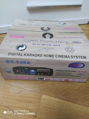 Pulsuz: Sesguclendiri usilitel amplifier USB Bluetooth aux FM radio mikrafon — 7