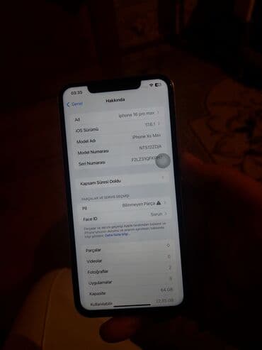 IPhone Xs Max, 64 GB, Face ID