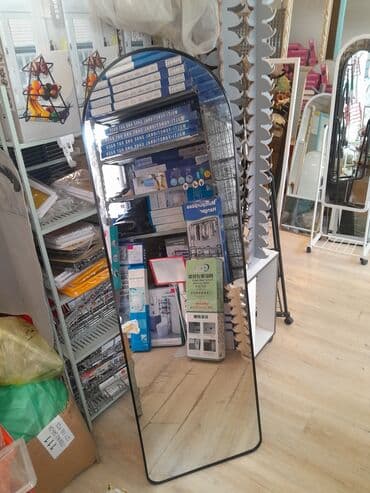 купить зеркало в баку: Зеркало Напольное, Круг, Декоративное — 5