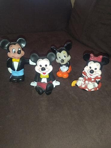 Mickey və Minnie Mouse fiqurları – 4 ədəd dəst rezin, 1960-70il at lalafo.az Mickey və Minnie Mouse fiqurları – 4 ədəd dəst rezin, 1960-70il
