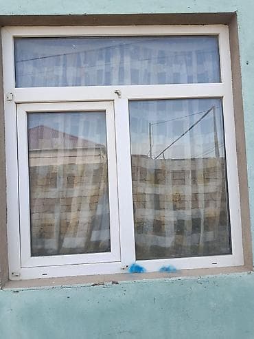 kombi 40: İşlənmiş İkiqat şüşə paketi Plastik pəncərə, Еni: 130 sm, Uzunluğu: 140 sm — 2