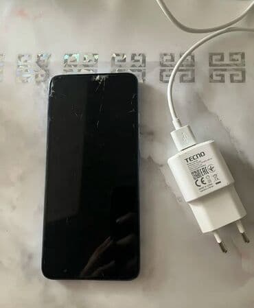 tecno spark: Tecno Spark 10C, 128 ГБ, цвет - Синий, Face ID, Две SIM карты, Отпечаток пальца — 2