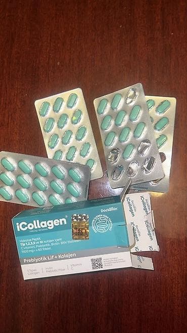 Məhsul: iCollagen – Prebiyotik Lif + Kollagen tabletləri