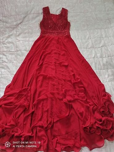 vecerni donlar: Zərif ziyafət/libas dəsti – 2 ədəd uzun gecə geyimi 1) Ağ uzun don - — 4