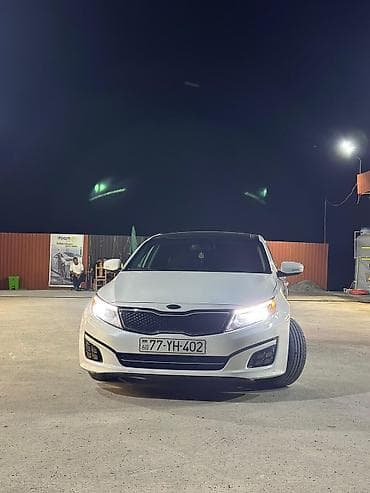 masin sat: Kia Optima (ağ rəng), sedan, SX GDi - Kuzov: 4 qapılı sedan, ağ rəng — 1