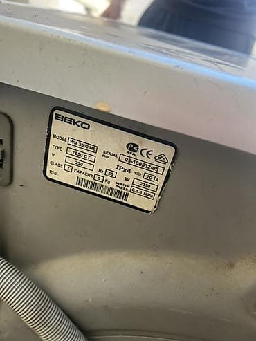 lazerli mala: Beko önyükləməli paltaryuyan maşın - Rəng: gümüşü - Ön tərəfdən — 5