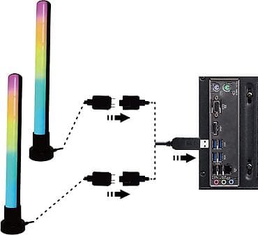 mini printer baku: Airgoo Dekoratif RGB Lampa monitorun yanına veya masaüsdü dekorasyon — 3