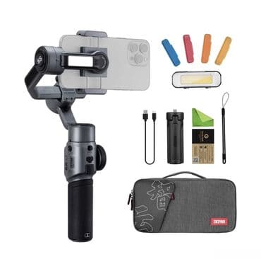 dji osmo mobile: Zhiyun Smooth 5S Smartfon Gimbal Stabilizatoru – Combo Set Yep yeni — 1