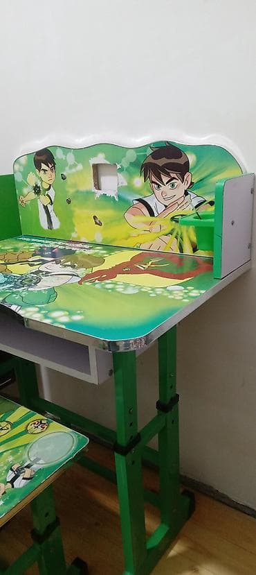 masa və oturacaqlae: Yazı stolu — 4