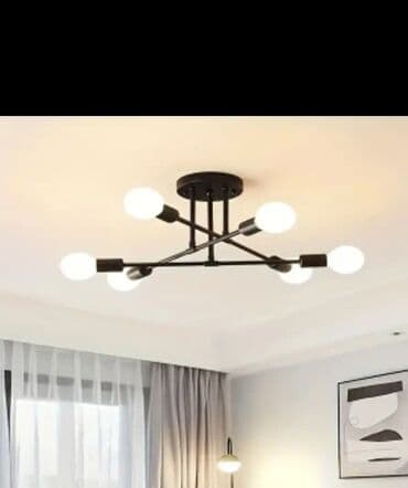 ультрафиолетовая лампа для дезинфекции: Çılçıraq, 6 lampa, Metal — 7