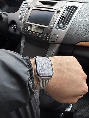 Smart saat, Apple, Suya davamlı, rəng - Gümüşü