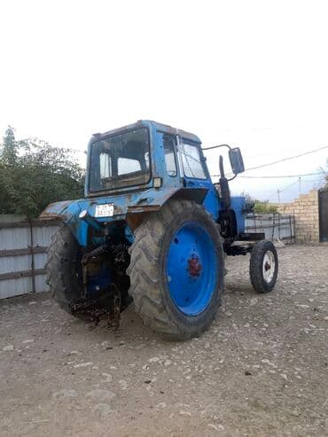 sürücülük vəsiqəsi tələb etməyən motosiklet: Mavi rəngli təkərli traktor - Kabinli, ön qoruyucu şüşə və yan — 3