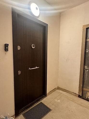 Dəhliz üçün metal giriş qapısı - Material: möhkəm polad gövdə, taxta