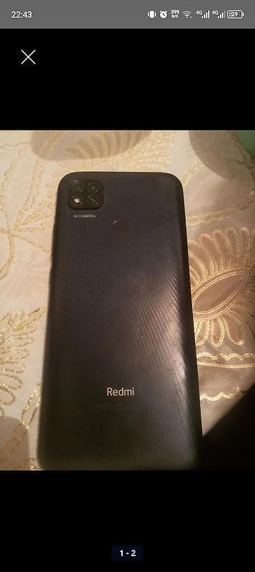 honor 8a ekran: Redmi 9C, 64 GB, rəng - Qara, Barmaq izi — 2