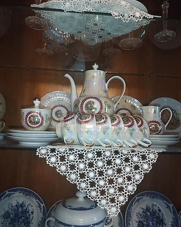 cay: Çay dəsti, Farfor, Madonna, 6 nəfərlik, Almaniya — 2