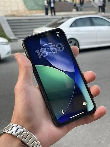 IPhone 11, 64 GB, Qara, Face ID