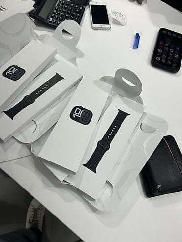 Смарт браслеты: Смарт часы, Apple, Сенсорный экран, цвет - Черный — 3