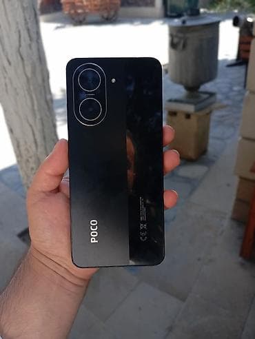 ucuz htc: Poco C71, 128 GB, rəng - Qara, Zəmanət, Sensor, Barmaq izi — 1