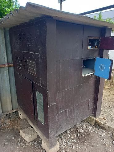 sarı quş: Quşçuluq üçün çoxfunksiyalı taxta-metaldan hazırlanmış bölməli — 2