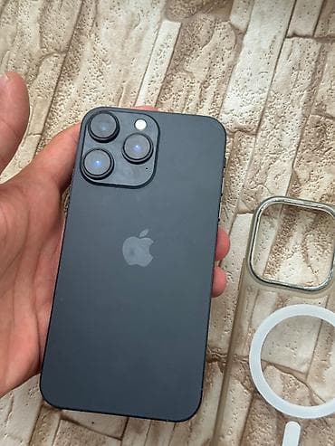 IPhone 15 Pro Max, Qara, Face ID lalafo.az -da IPhone 15 Pro Max, Qara, Face ID