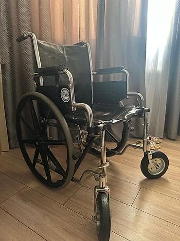 tekerli araba: Məhsul: Manual əlil arabası Təsvir: - Konstruksiya: Xrom örtüklü — 1