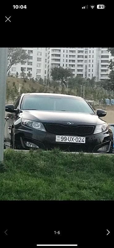 Model: Kia Optima (K5) sedan Rəng: Qara Ban növü: Sedan, 4 qapı