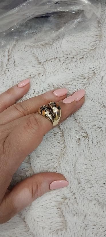 uzuk: Qızılı rəngli, leopard naxışlı qadın üzükləri – 3 müxtəlif model — 7
