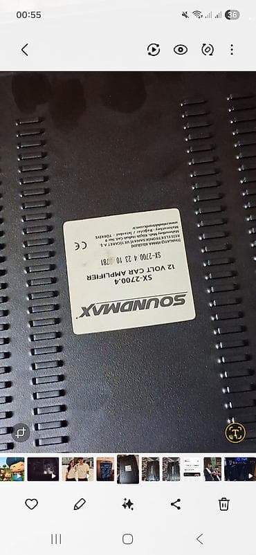 səs ucaldici: SOUNDMAX SX-2700.4 – 12V Avtomobil Gücləndiricisi . az işlenib demek — 1