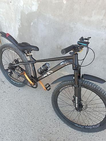 Dağ velosipedi – 26" təkərlər, amortizatorlu ön çəngəl - Geniş