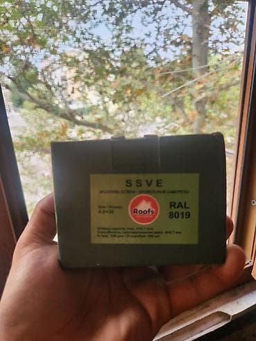 Təmir və tikinti: Məhsul: SSVЕ “Roofs” brendi dam örtüyü üçün vintlər (roofing screw) - — 1